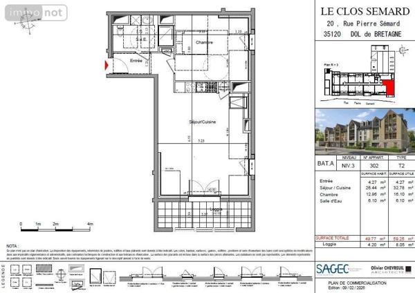 Appartement à vendre à Dol-de-Bretagne en Ille-et-Vilaine (35120), ref : 35130-1093442