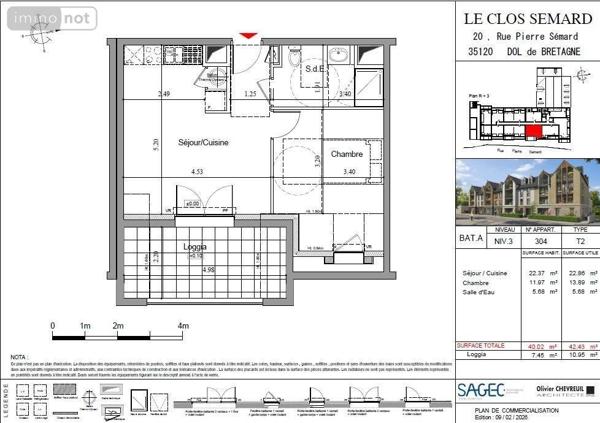 Appartement à vendre à Dol-de-Bretagne en Ille-et-Vilaine (35120), ref : 35130-1093442