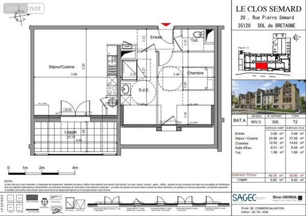 Appartement à vendre à Dol-de-Bretagne en Ille-et-Vilaine (35120), ref : 35130-1093442