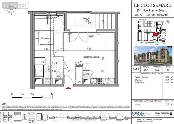 Appartement à vendre à Dol-de-Bretagne en Ille-et-Vilaine (35120), ref : 35130-1093442