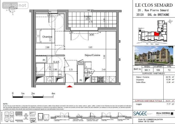 Appartement à vendre à Dol-de-Bretagne en Ille-et-Vilaine (35120), ref : 35130-1093442
