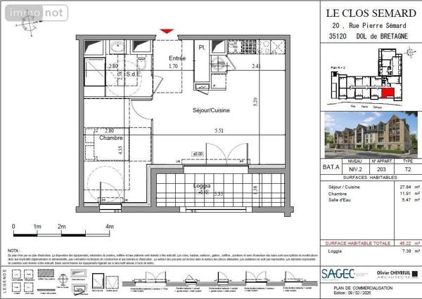 Appartement à vendre à Dol-de-Bretagne en Ille-et-Vilaine (35120), ref : 35130-1093442