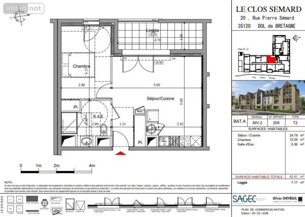 Appartement à vendre à Dol-de-Bretagne en Ille-et-Vilaine (35120), ref : 35130-1093442