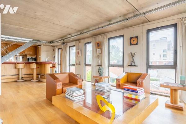 Loft 170m² + terrasse 57m² quartier Bobillot