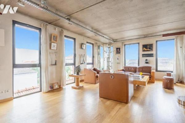 Loft 170m² + terrasse 57m² quartier Bobillot
