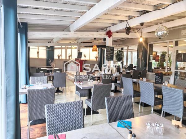 Restaurant grande capacité, terrasse, parking, Ouest Montpellier