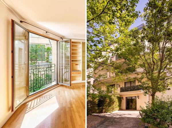 Paris 7e - ECOLE MILITAIRE / SAXE - Appartement élégant à vendre - 5 pièces - 100,07 m² Carrez - 3 chambres - vues jardin