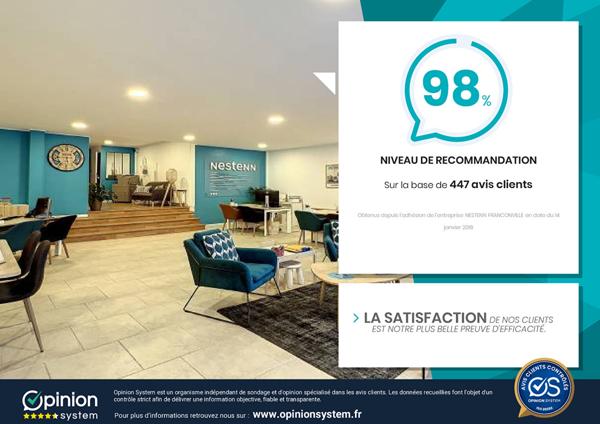 Appartement Franconville 3 pièces - Terrasse et jardin privatif - Place de parking