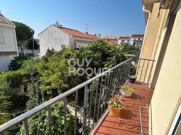 À vendre à Perpignan (66000) Appartement 3 pièces , quartier Sabardeil- jardin, cellier, garage - 2 balcons