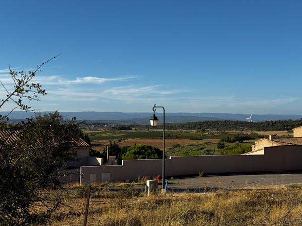 Terrain avec vue imprenable
