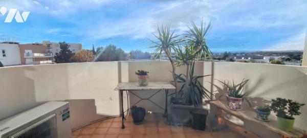 MONTPELLIER, Quartier Estanove, Appartement 85 m², 3 pièces, terrasse, garage, 5ème étage, ascenseur