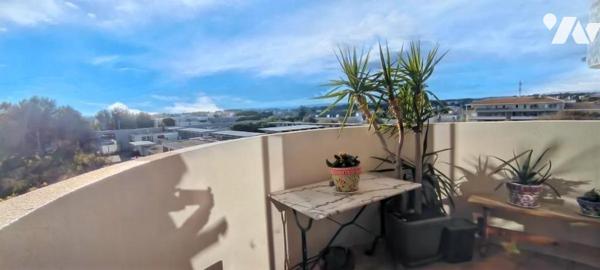 MONTPELLIER, Quartier Estanove, Appartement 85 m², 3 pièces, terrasse, garage, 5ème étage, ascenseur