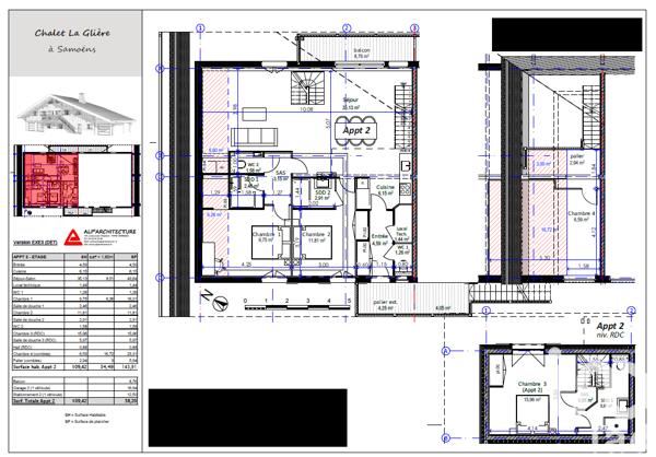 Appartement à vendre 5 pièces 109 m² Samoëns