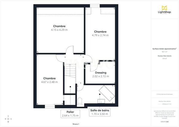 Vente Maison 5 pièces de 100m² - 95350 Saint-Brice-sous-Forêt