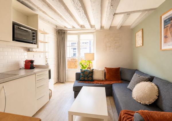 Appartement 2 pièces parfaitement optimisé Paris 2ème - Bourse