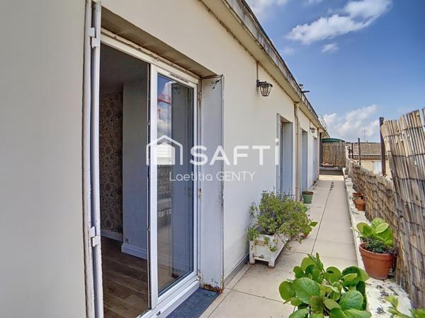 CENTRE-VILLE - 3 PIECES AVEC 65 m² D’EXTÉRIEURS