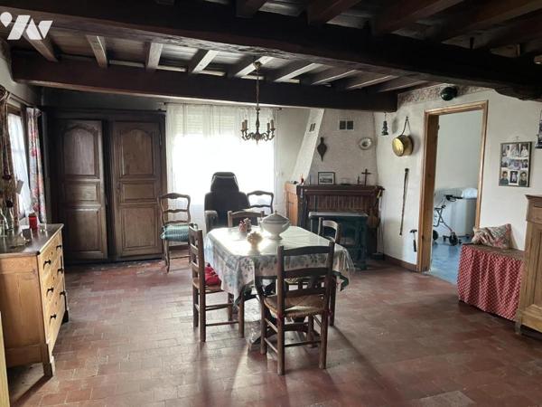 5 minutes d'Hesdin, Maison 3 chambres avec jardin et garage/dépendances.