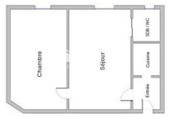 2 PIÈCES RÉNOVÉ - CHARME DE L'ANCIEN - CALME