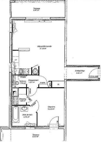 Appartement 2 pièces - 44300 Nantes