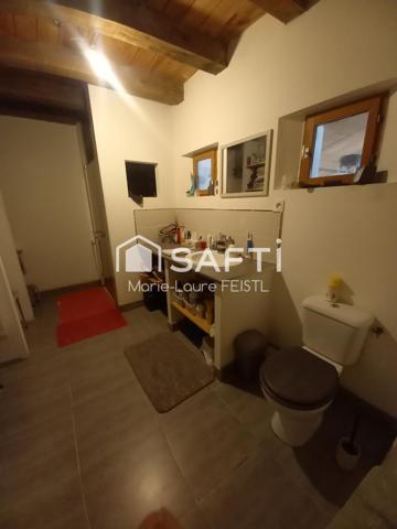 Amoureux de la nature et des chevaux, ce bien est fait pour vous ! Cette maison de 130 m² habitables, avec un grenier aménageable, se compose de :  3 chambres,  De grandes pièces de vie, avec une salle à manger et un vaste salon,  2 salles de bain,  2 WC.  La propriété comprend également plusieurs dépendances, 3 box à chevaux et un rond de longe, parfait pour les passionnés d’équitation. Le terrain de 8 000 m² offre un vaste espace extérieur, idéal pour profiter de la nature ou réaliser divers projets.