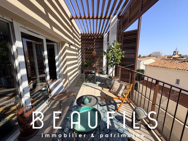 Candillargues (34130) Appartement 4 pièces 85 m² au dernier étage avec une terrasse de 17 m2