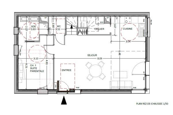 Maison contemporaine 124,5 m² – 5 pièces – Sannois 95110 (Quartier Pasteur)