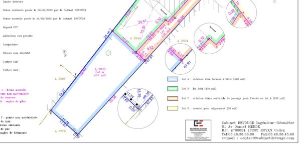 Terrain à bâtir - 422m²