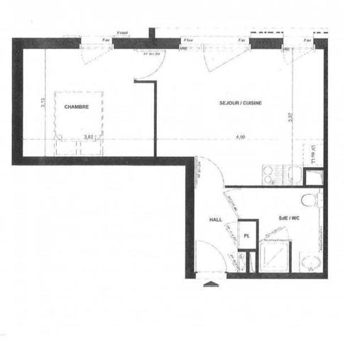 Appartement 2 pièces - 44800 Saint-Herblain