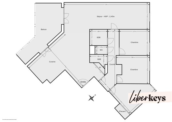 Appartement familial T4/5 en parfait état avec terrasse et stationnements intérieurs - Lyon 7ème