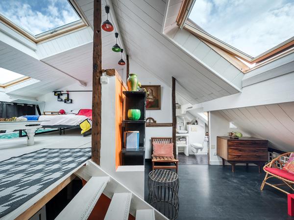 Propriété de caractère avec double loft et atelier d’artiste