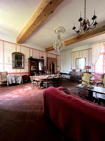 Ensemble de charme & de caractère : château, conciergerie & tour de guêt du XVIIIème près de Saint-Clar (32)