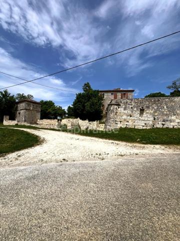 Ensemble de charme & de caractère : château, conciergerie & tour de guêt du XVIIIème près de Saint-Clar (32)