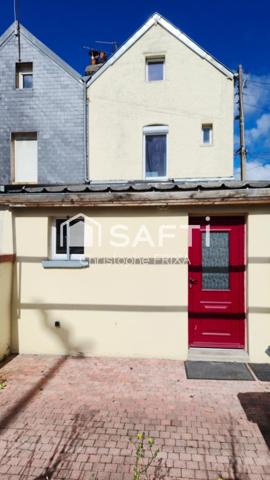 Maison T3 57m² habitables, 2 chambres, extérieur au calme