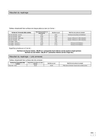 Lyon 3, Appart. T3 (Dans une maison composée de 2 Appart.)