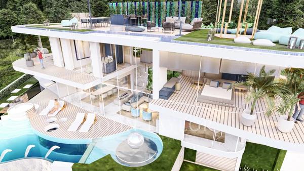 Projet neuf : Villa exceptionnelle avec vue mer panoramique