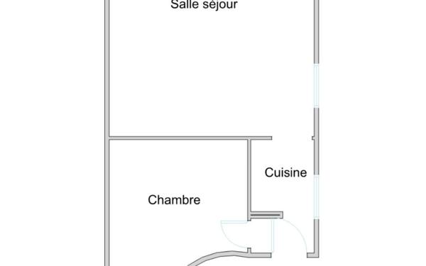Appartement à vendre    2 pièces • 44,20 m2 Paris 10