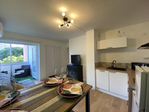 Studio rénové, avec parking, en centre ville et proche mer Le Grau-du-Roi (30240)