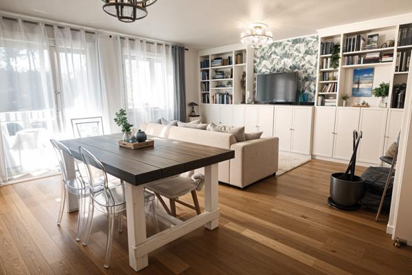 Serris Bourg Appartement familial avec 2 jardins privatifs