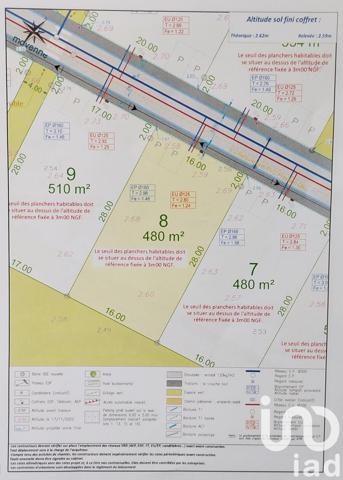 Terrain à vendre 480 m² Grues