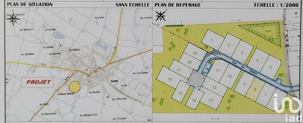 Terrain à vendre 480 m² Grues