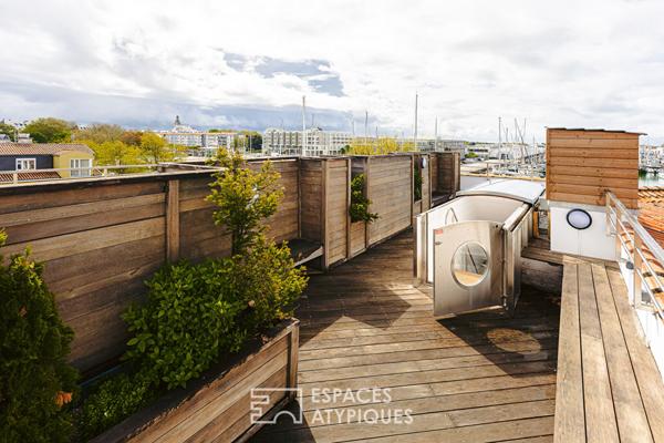 Appartement exclusif avec rooftop, amarré entre les deux ports