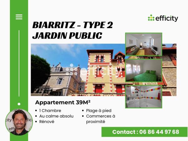 Appartement
         2 pièces
        - 39 m² Exclusivité 350 000 € *