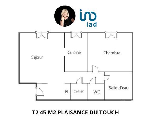 Appartement à vendre 2 pièces 45 m² Plaisance-du-Touch