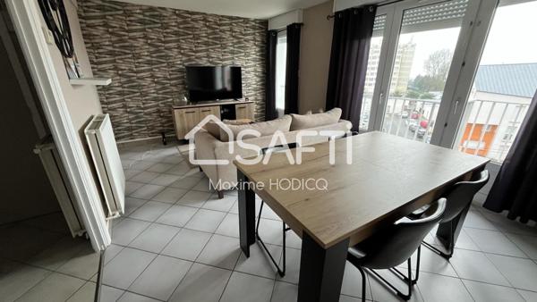 Appartement T3 rénové et lumineux avec vue mer.