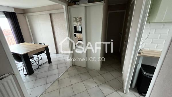 Appartement T3 rénové et lumineux avec vue mer.