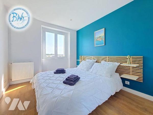 T3 rénové avec vue mer - Balcon Sud-Ouest - À deux pas des plages et du centre-ville

Situé a...