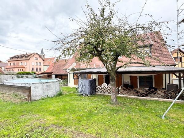 3%COM Ensemble de 2 maisons 255m2 avec cour et jardin - 7 ares  Hochfelden (67270)