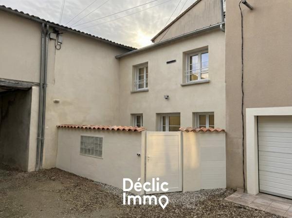 Vente maison de ville Neuville de poitou, 73m² 3 pièces 177 500€ avec garage