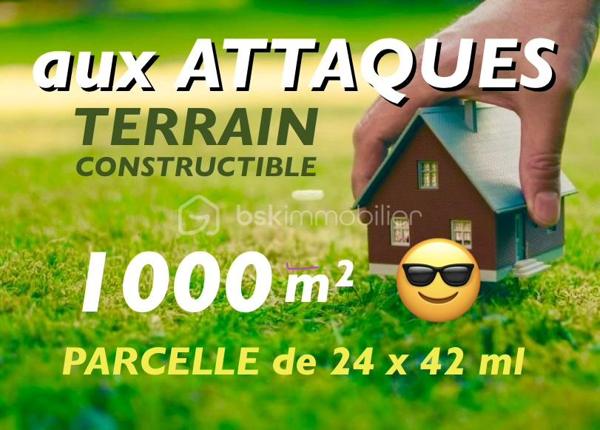 Terrain de 1 300 m²