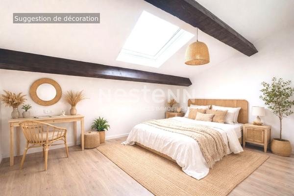 Appartement 3 pièces 2 chambres avec jardin de 35 m² au coeur Centre ville de La Crau